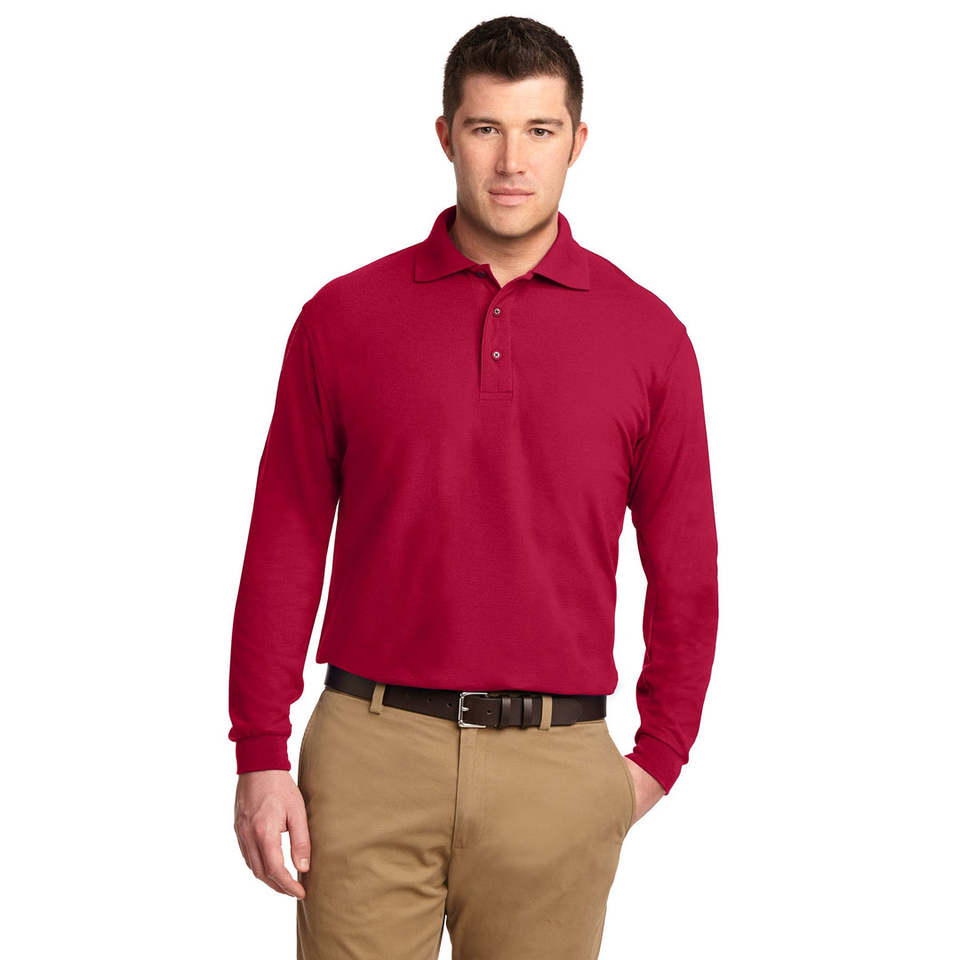 Men's Silk Touch Polo - Long Sleeve - Red Lion Inn & Suites