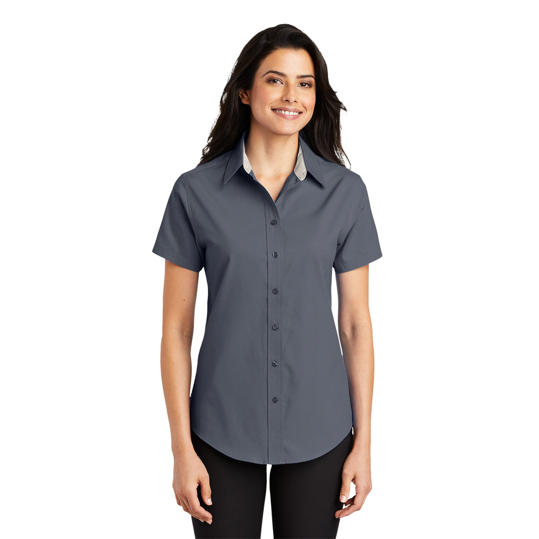 Women's Short Sleeve Easy Care Shirt - Dual Brand