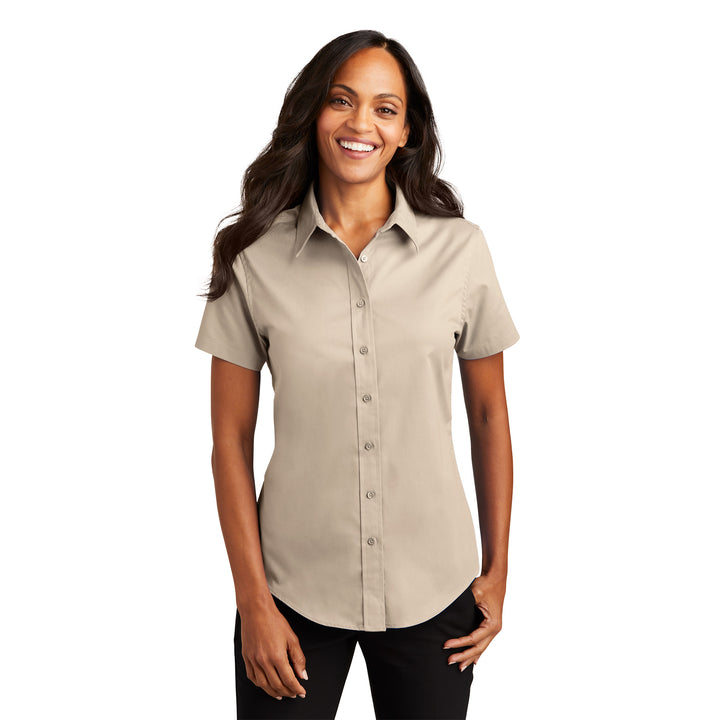 Women's Short Sleeve Easy Care Shirt - Red Lion Hotels
