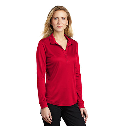 Women's Silk Touch Performance Polo -Long Sleeve- Econolodge