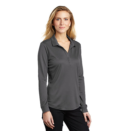 Women's Silk Touch Performance Polo -Long Sleeve-Woodspring Suites