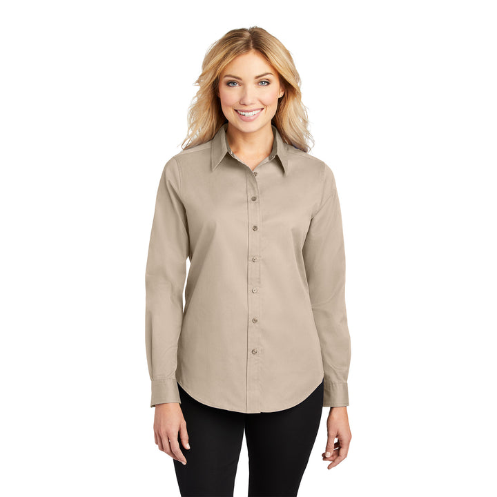 Women's Easy-Care Long Sleeve Shirt - Dual Brand