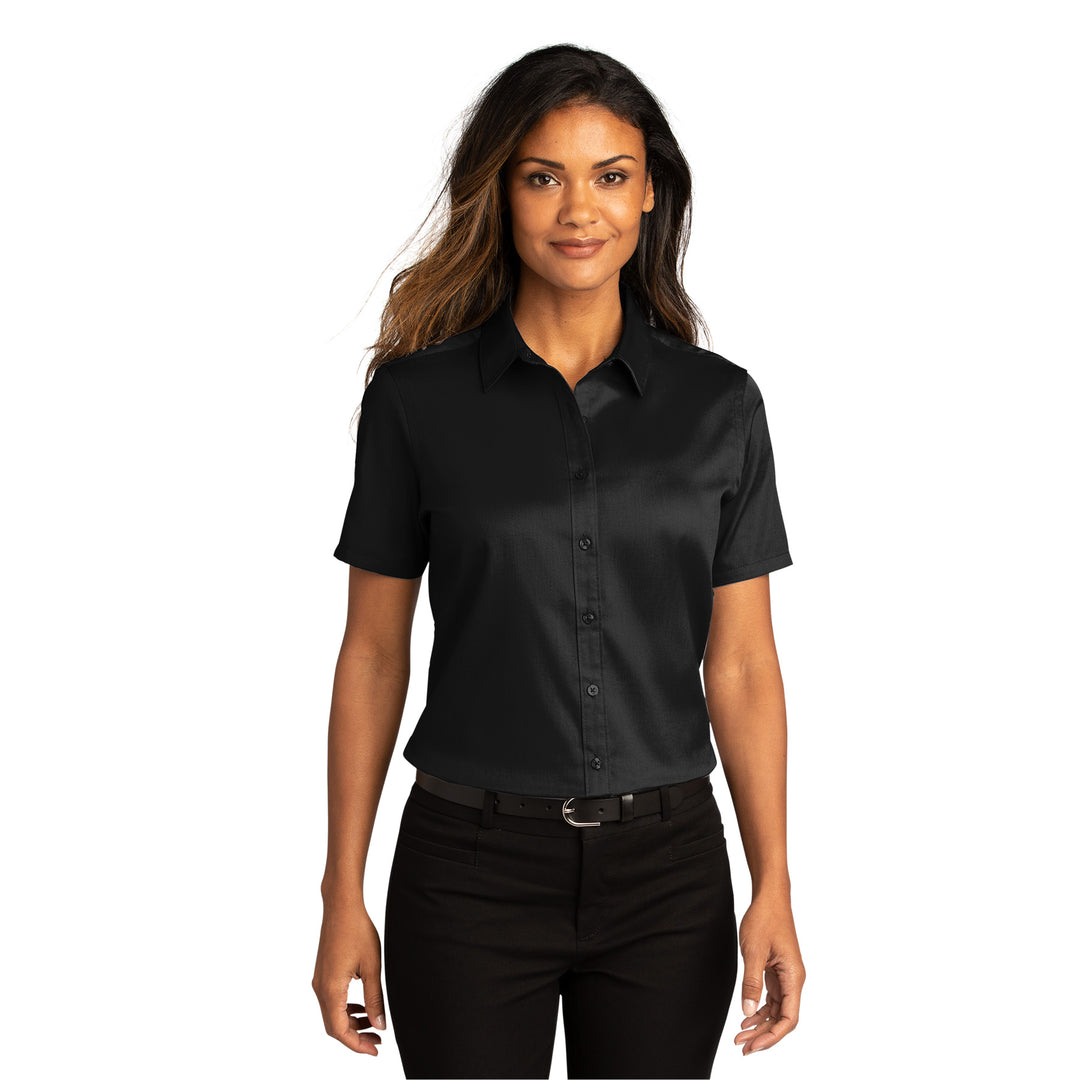 Women's Short Sleeve Superpro Twill Shirt - Canadas Best Value Inn