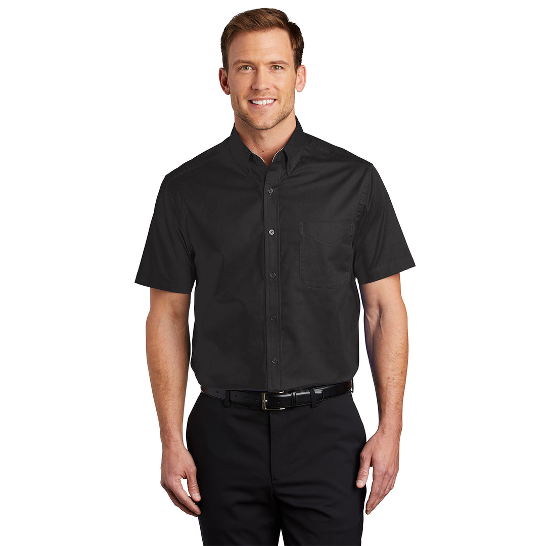 Men's Short Sleeve Easy Care Shirt - Americas Best Value Inn