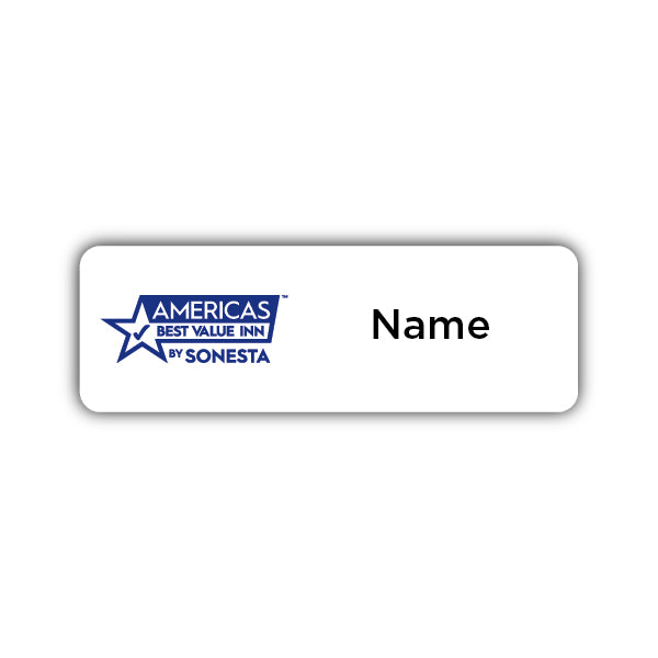 1" x 3" Name Badge - Americas Best Value Inn