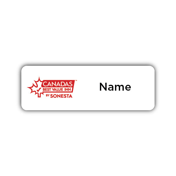 1" x 3" Name Badge - Canadas Best Value Inn