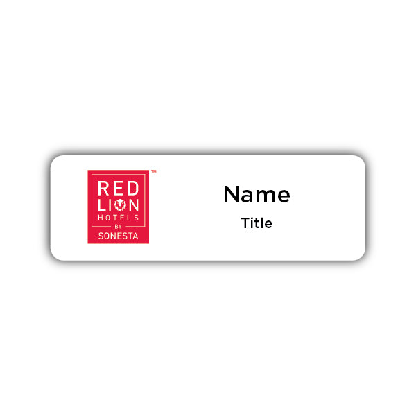 1" x 3" Name Badge - Red Lion Hotels