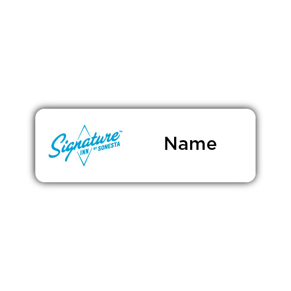 1" x 3" Name Badge - Signature Inn