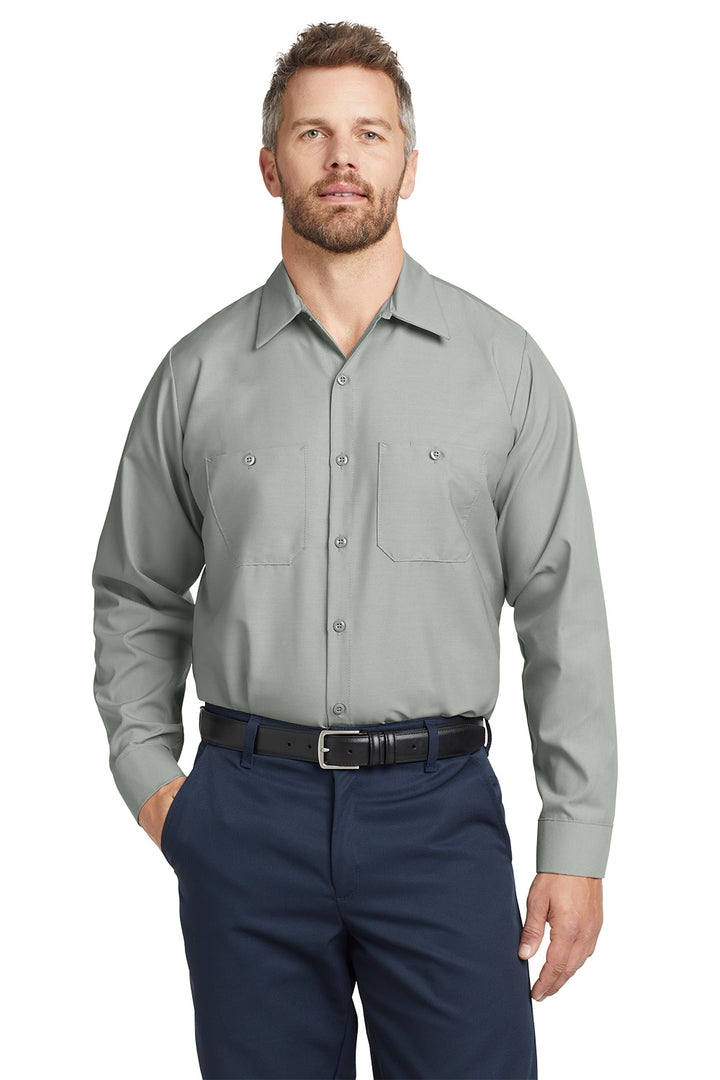 Red Kap Tall Long Sleeve Industrial Work Shirt (No Logo) - Country Inn & Suites