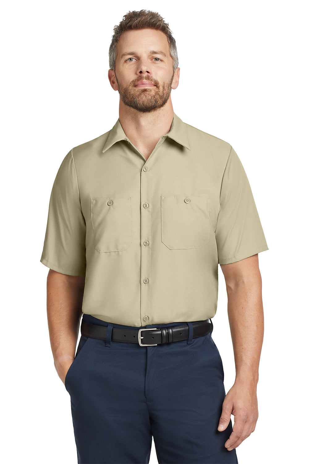 Men's Short Sleeve Work Shirt - HomeTowne Studios