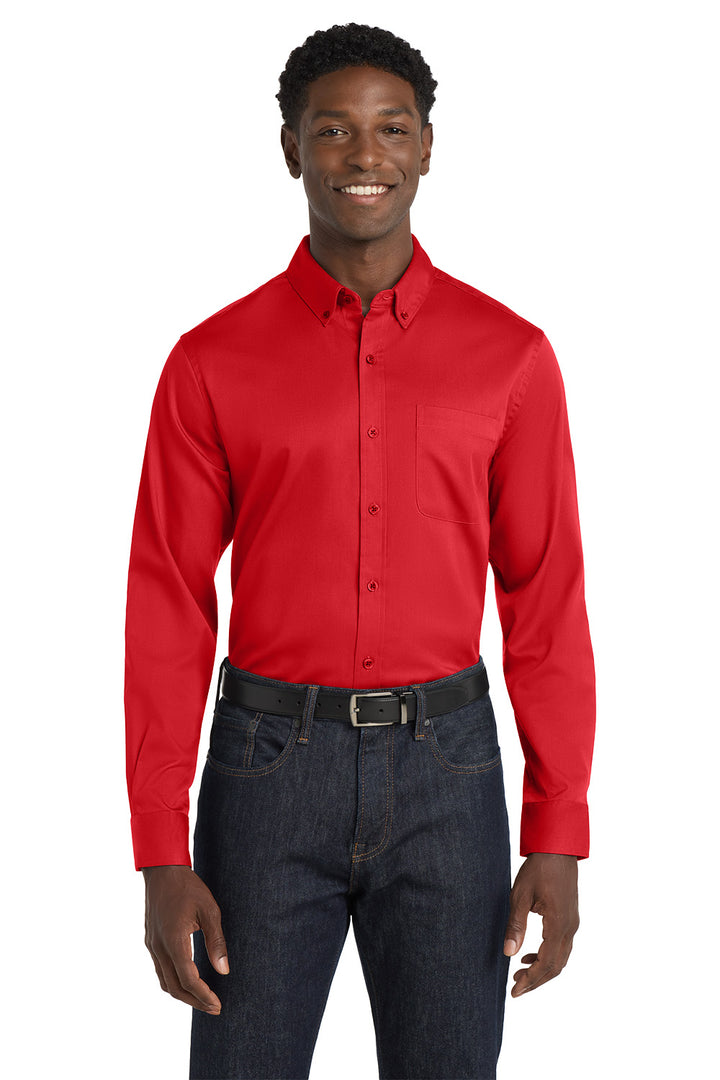 Men's SuperPro Long Sleeve Shirt - Red Roof Inn