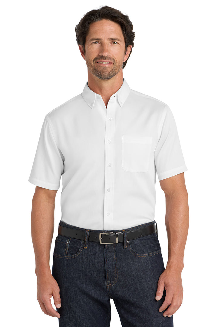 Men's Short Sleeve Superpro Twill Shirt - Signature Inn
