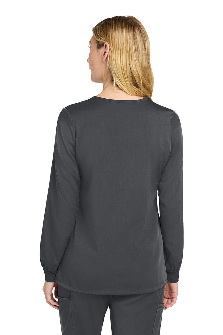 Women's Premiere Flex Full-Zip Scrub Jacket - Signature Inn