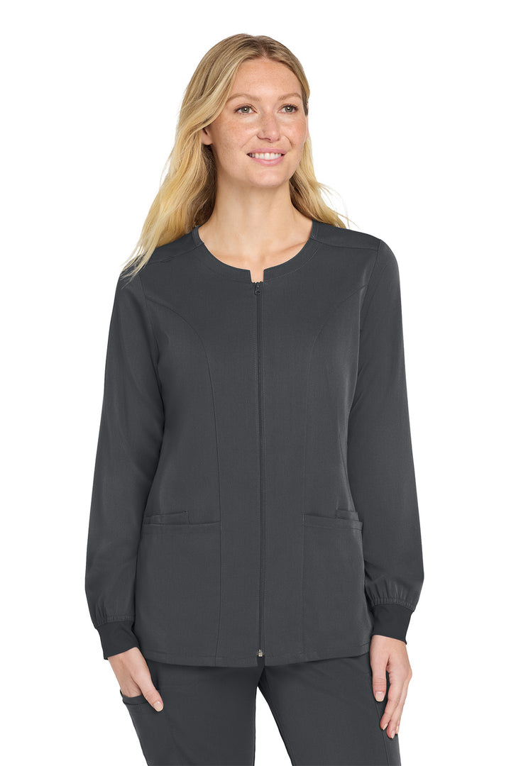 Women's Premiere Flex Full-Zip Scrub Jacket - Signature Inn