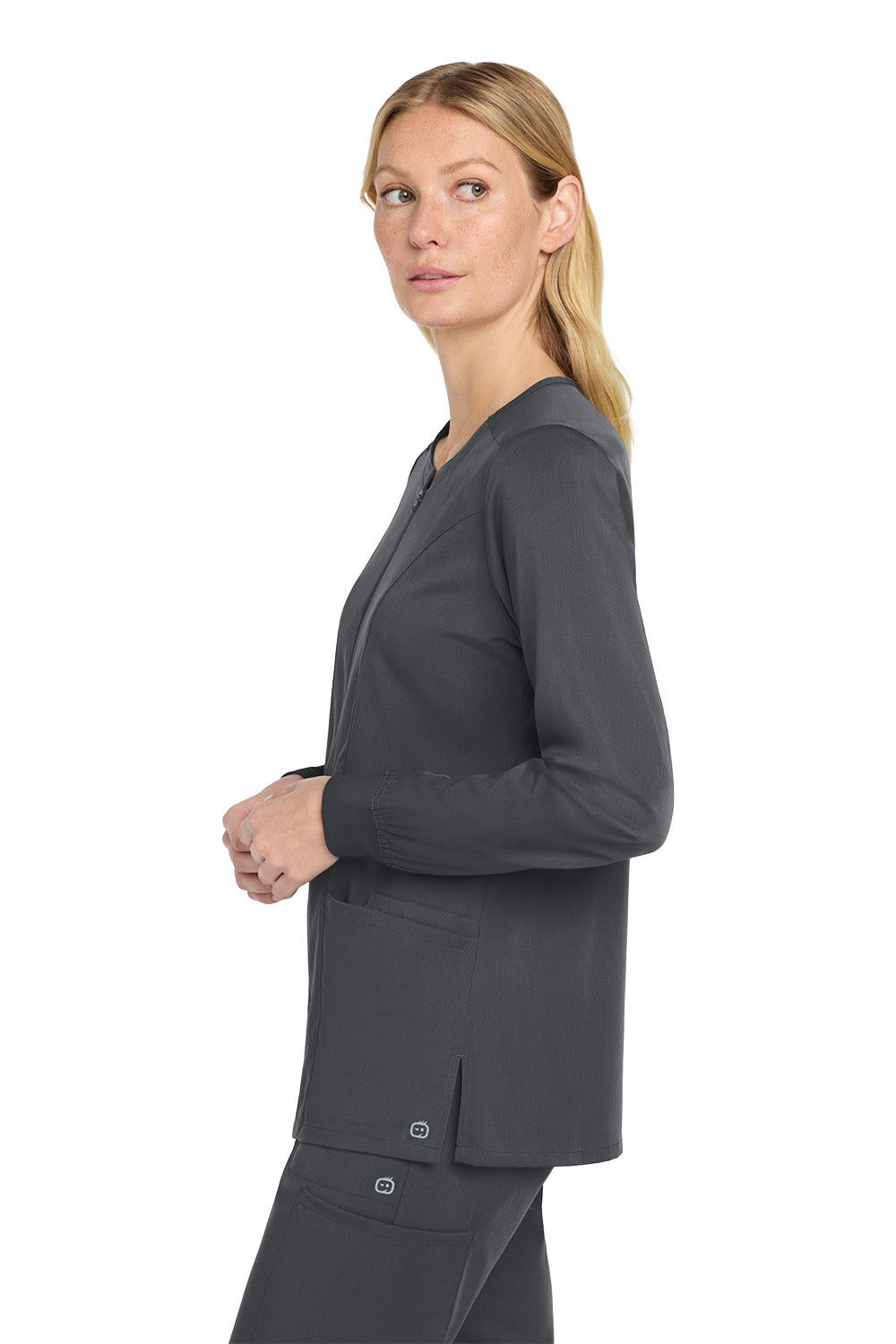 Women's Premiere Flex Full-Zip Scrub Jacket - Signature Inn