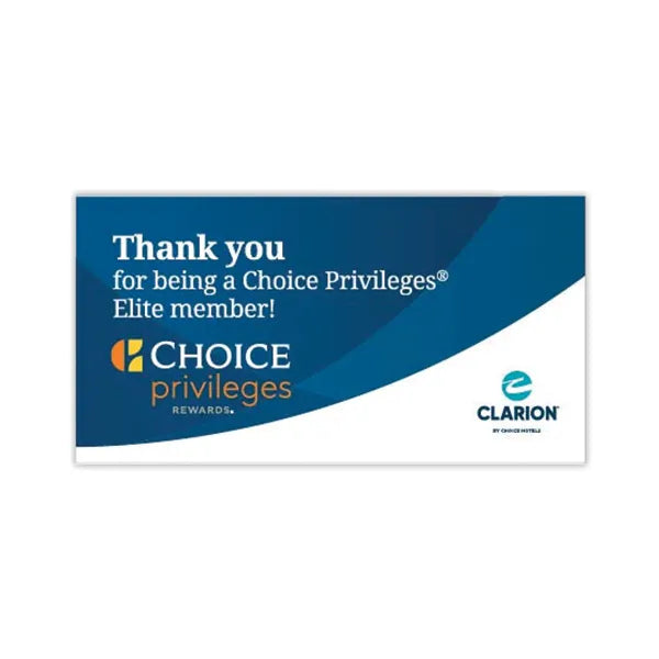 Elite Thank You Card - Choice Privileges