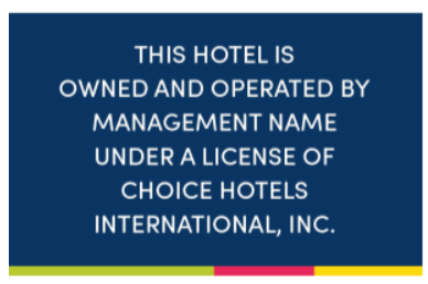 Ownership Sign - Park Inn by Radisson