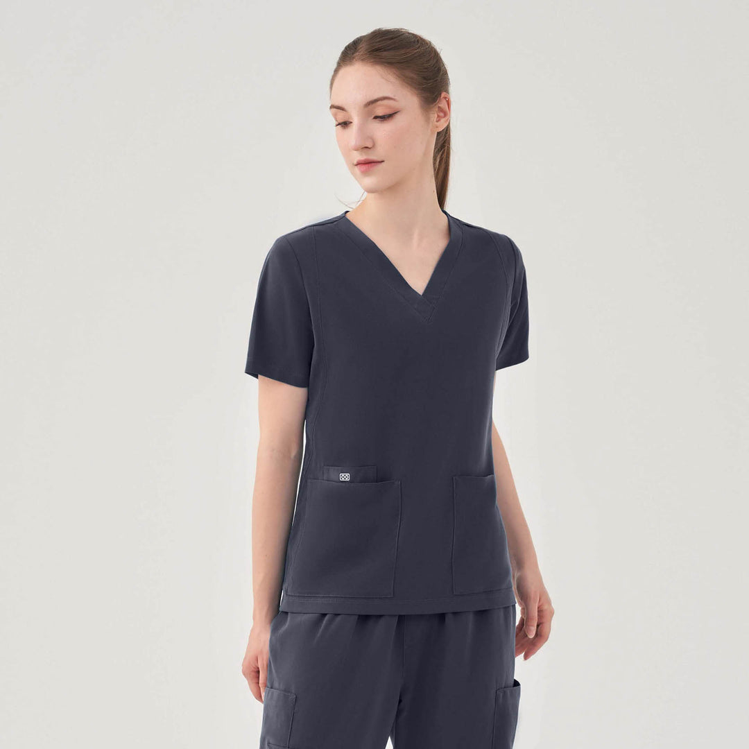 Aurora Women's V-Neck Top - HomeTowne Studios