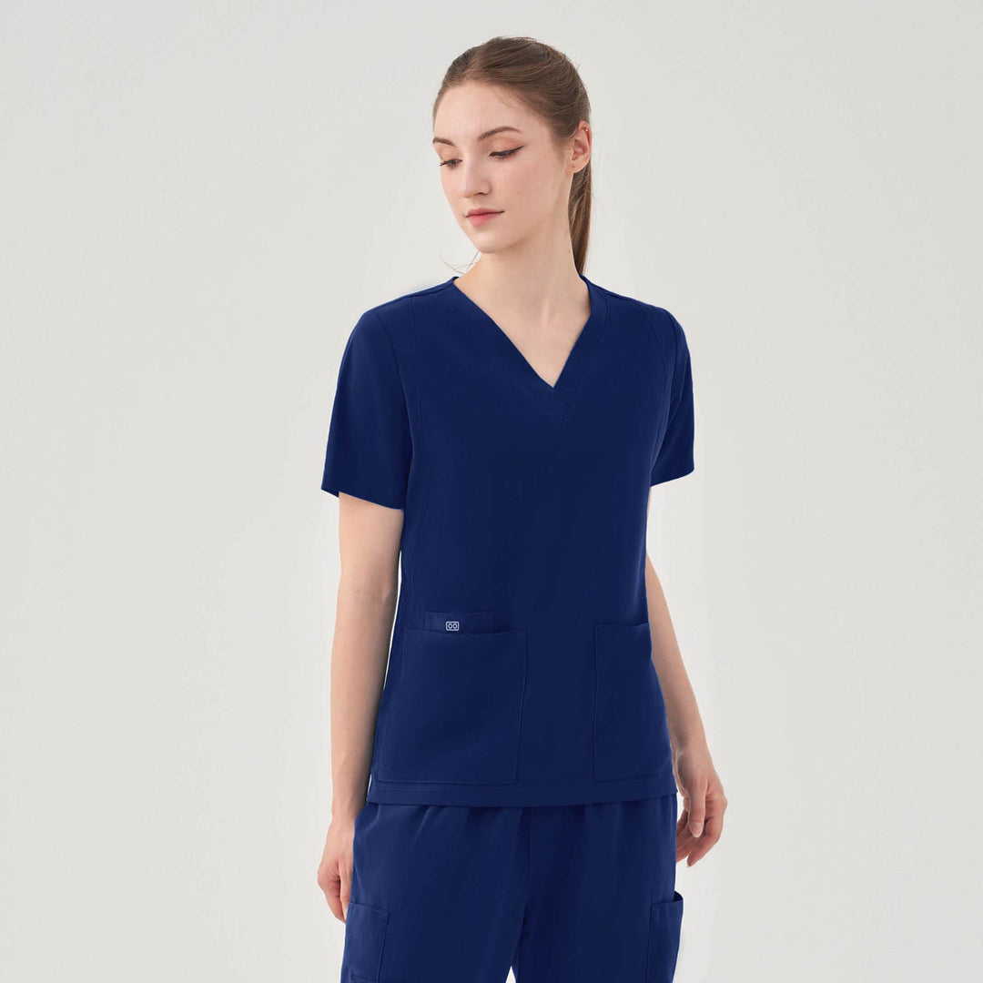 Aurora Women's V-Neck Top - HomeTowne Studios