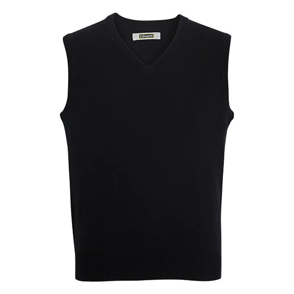 Unisex V-Neck Sweater Vest - Clarion - Sable Hotel Supply