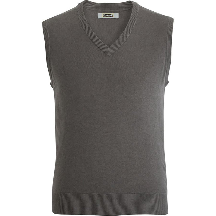 Unisex V-Neck Sweater Vest - Comfort - Sable Hotel Supply