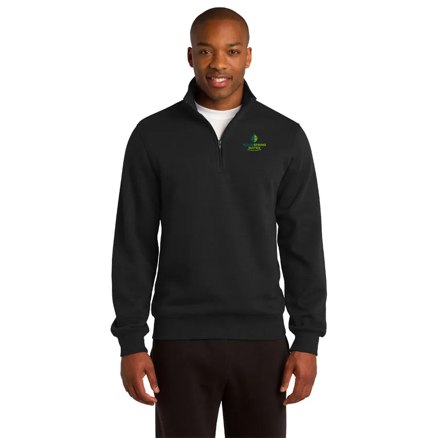 Men's 1/4-Zip Sweatshirt - WoodSpring Suites