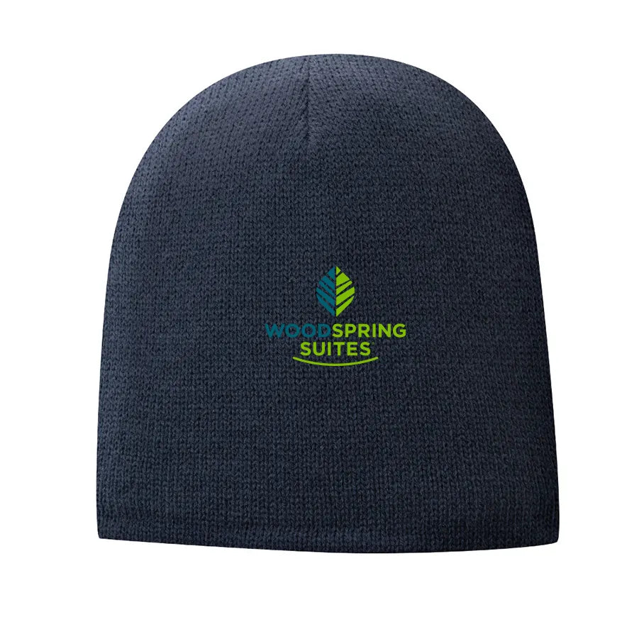 Fleece-Lined Beanie Cap - WoodSpring Suites - Sable Hotel Supply