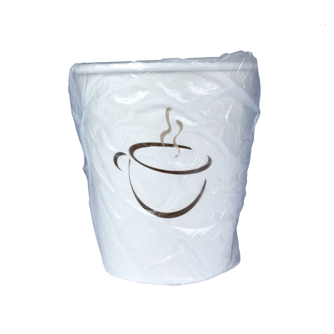 9 oz. Paper Cups ~ Wrapped - Sable Hotel Supply