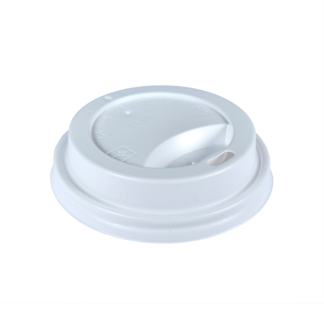 Cup Lid 9-oz/10-oz - White - Sable Hotel Supply