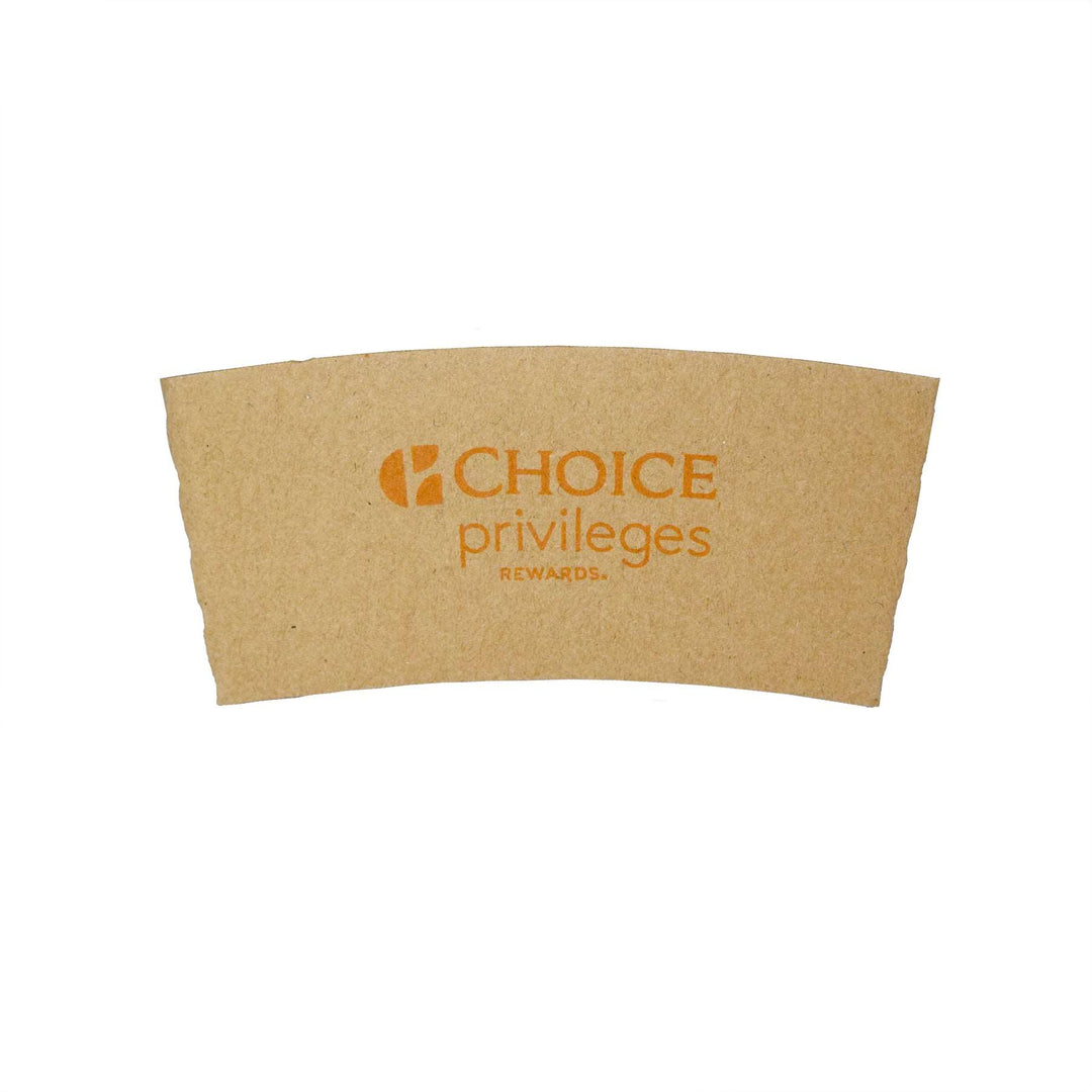 Choice Privileges Cup Sleeve - Sable Hotel Supply