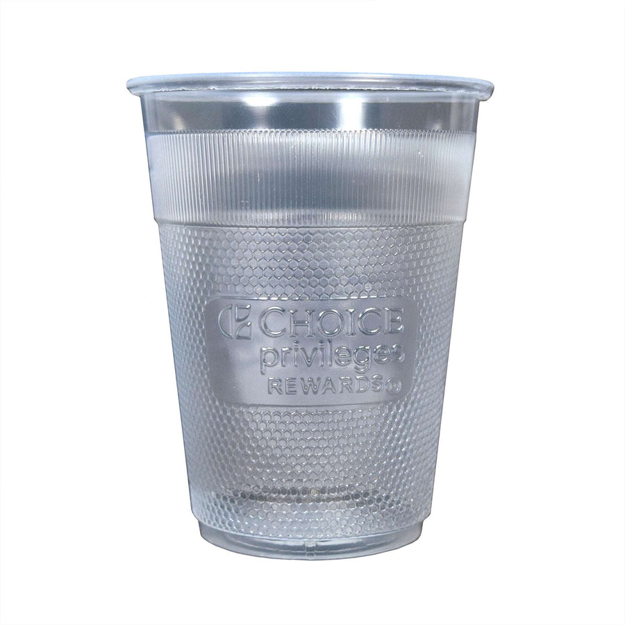 Choice Privileges 9-oz. Embossed Cup - Sable Hotel Supply