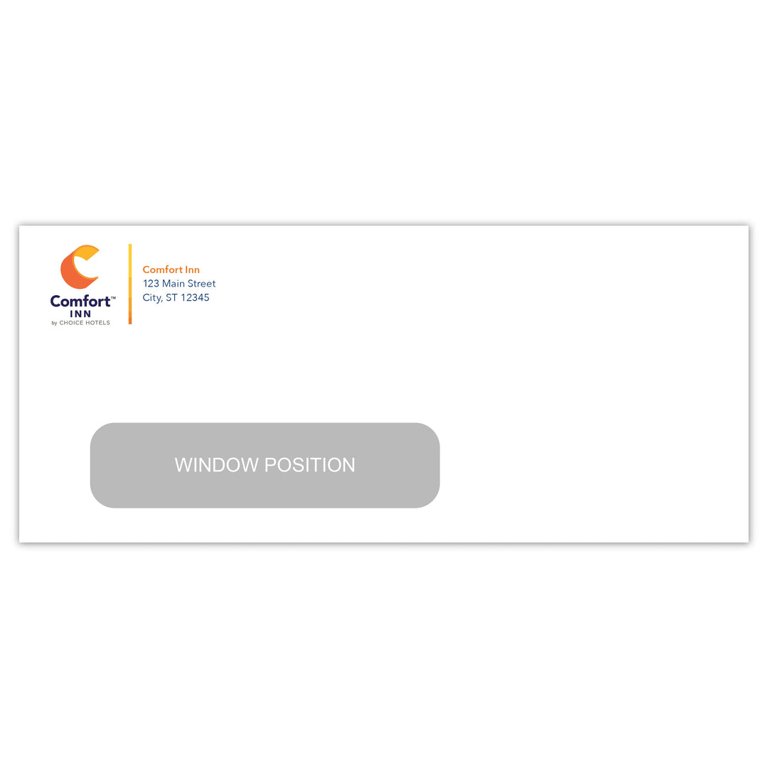 #10 Window Envelope - Comfort Inn