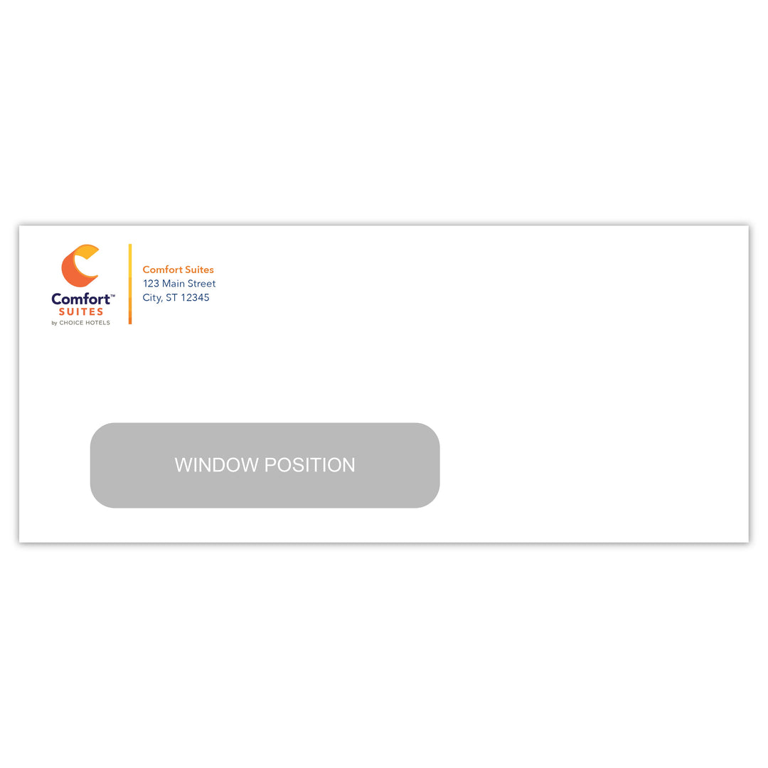 #10 Window Envelope - Comfort Suites