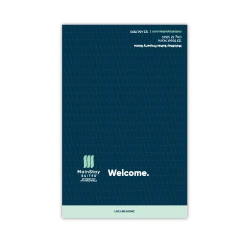 Custom Folded Note Card - MainStay Suites