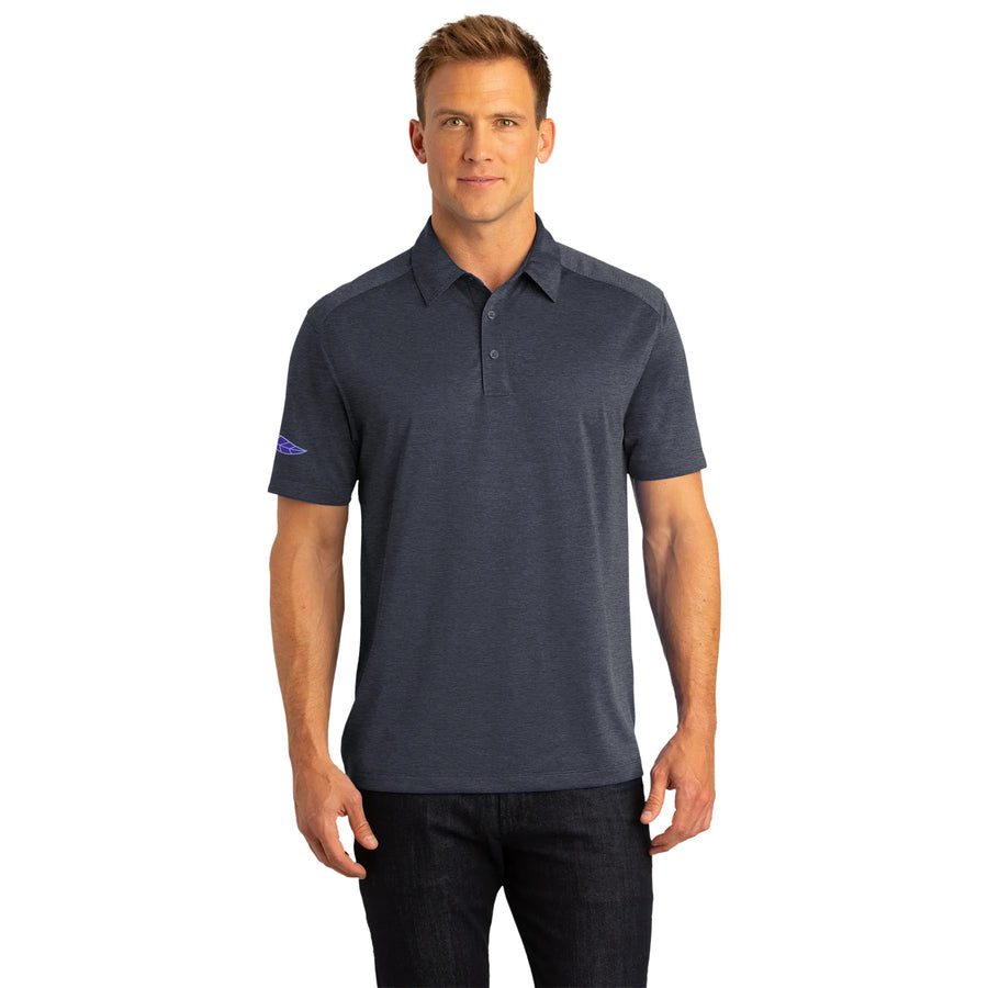 Men's Heather Performance Polo - Sable Hotel Supply