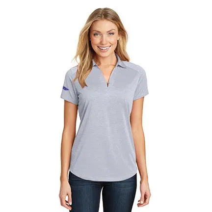 Women's Heather Performance Polo - Sable Hotel Supply