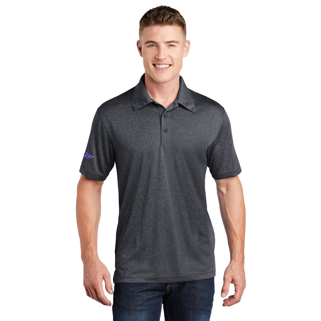 Men's Heather Contender Polo - Sable Hotel Supply