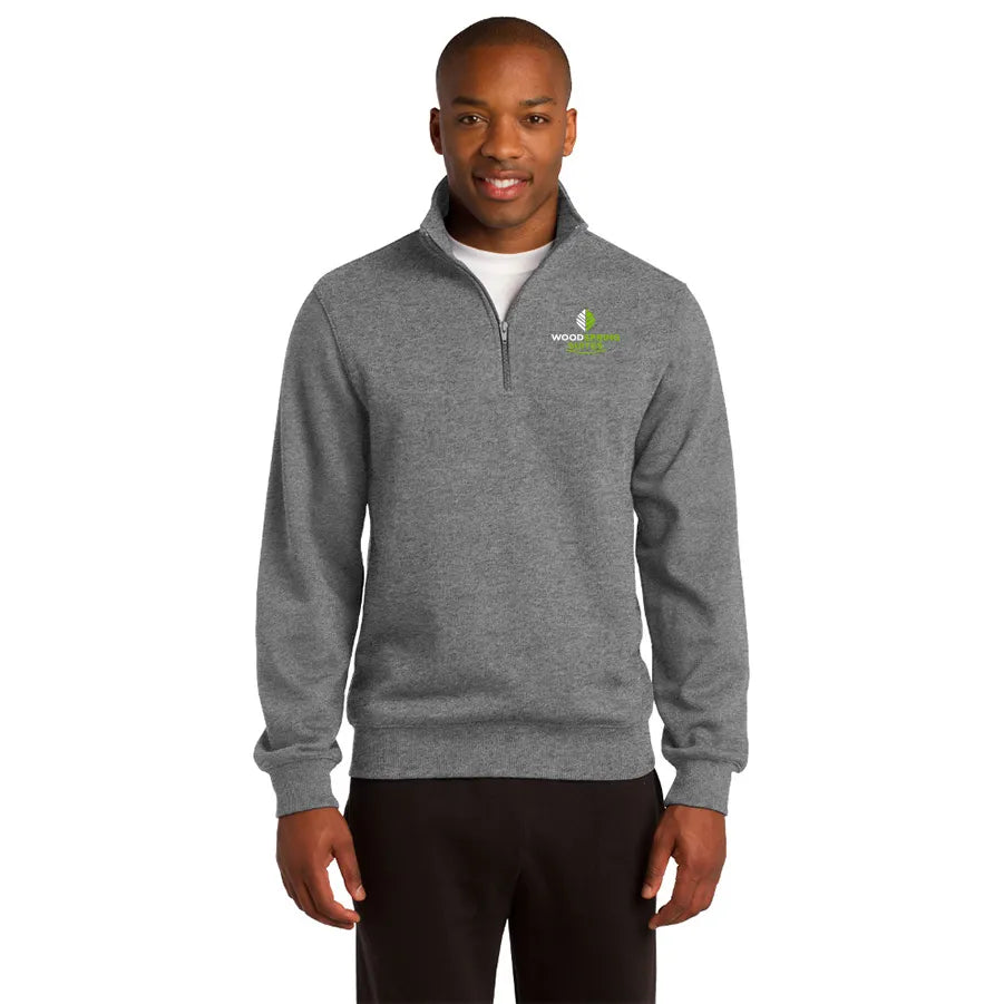 Men's 1/4-Zip Sweatshirt - WoodSpring Suites