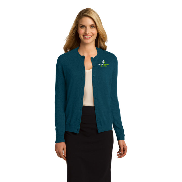 Women's Cardigan Sweater - WoodSpring Suites - Sable Hotel Supply