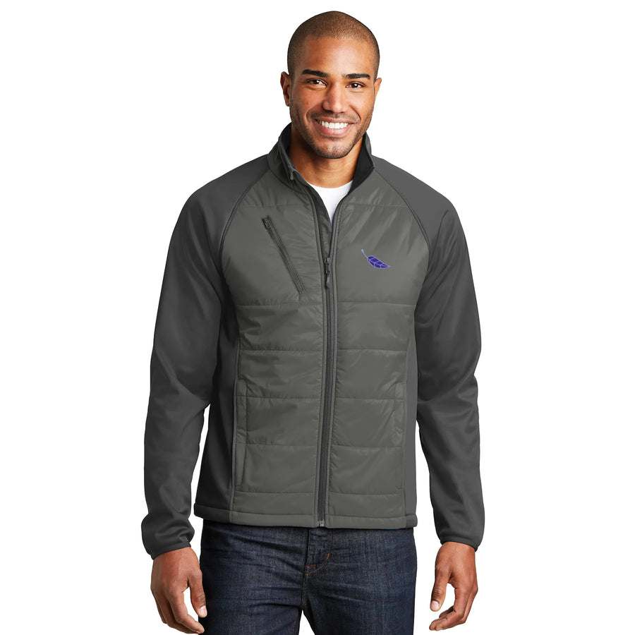 Men's Hybrid Soft-Shell Jacket - Sleep Inn - Sable Hotel Supply