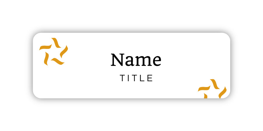 1" x 3" Name Badge - Quality Inn - Sable Hotel Supply