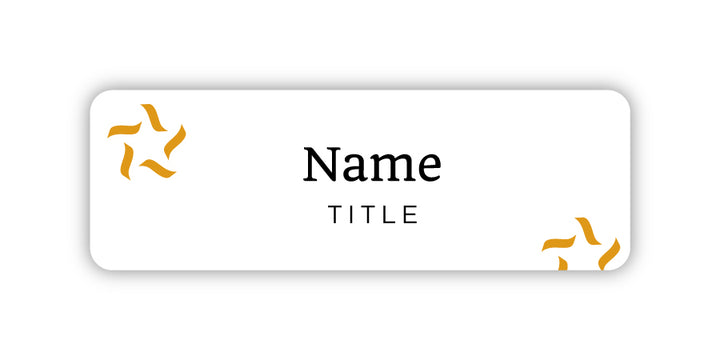 1" x 3" Name Badge - Quality Inn - Sable Hotel Supply