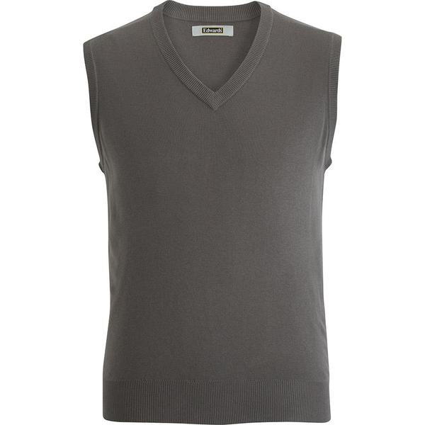 Unisex V-Neck Sweater Vest - Econo Lodge - Sable Hotel Supply