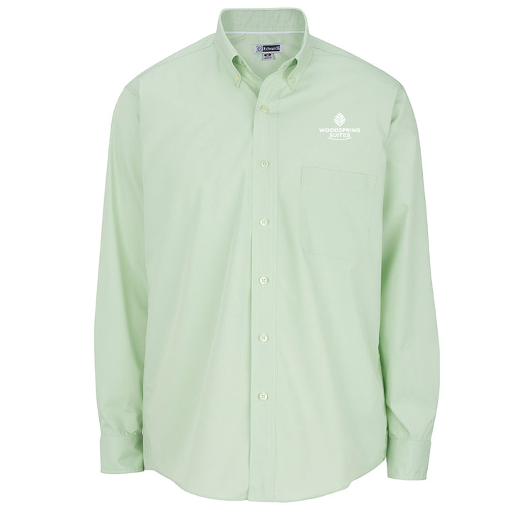 Men's Poplin Shirt - WoodSpring Suites - Sable Hotel Supply