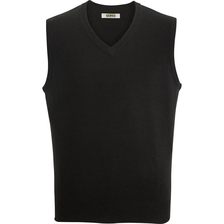 Unisex V-Neck Sweater Vest - Comfort - Sable Hotel Supply