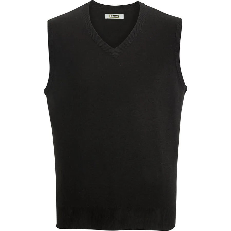 Unisex V-Neck Sweater Vest - Sleep - Sable Hotel Supply