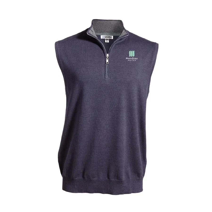 Unisex Quarter-Zip Vest - MainStay Suites