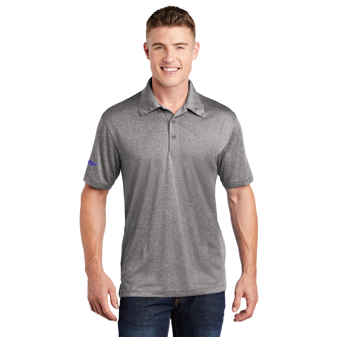 Men's Heather Contender Polo - Sable Hotel Supply