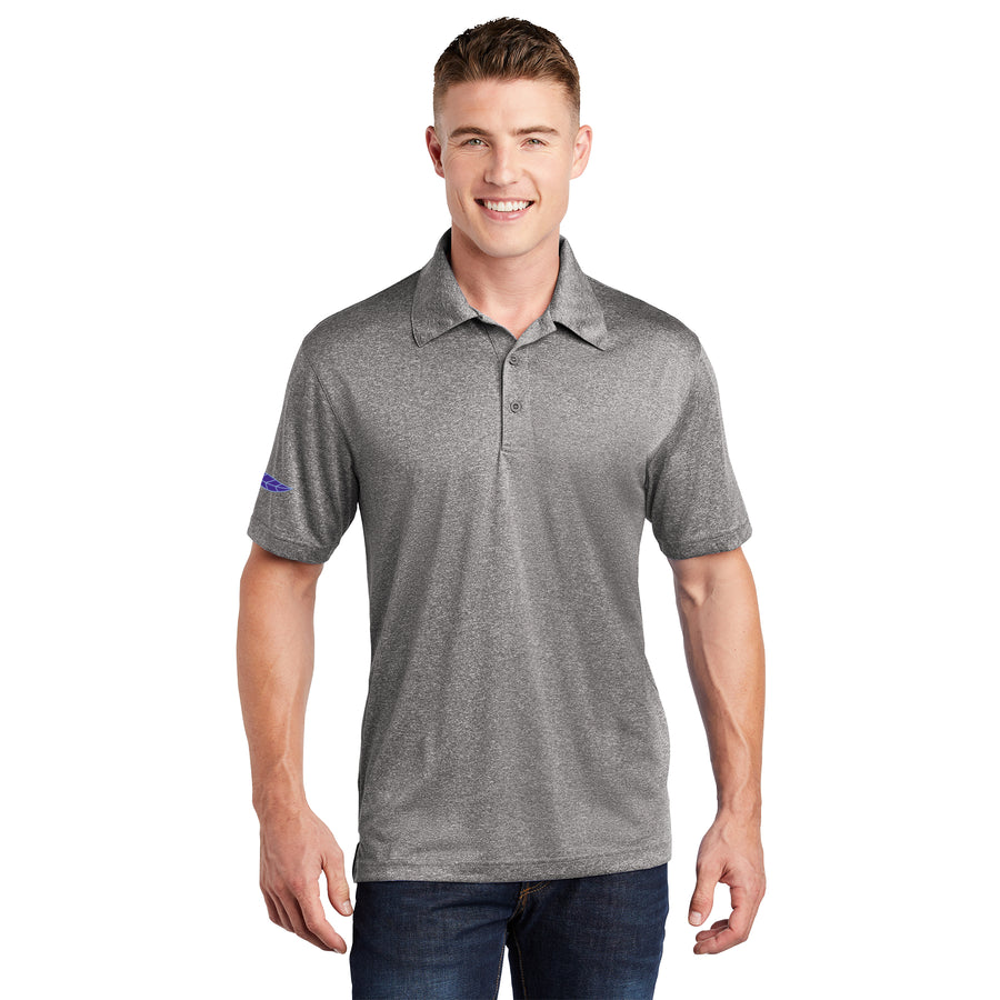 Men's Heather Contender Polo - Sable Hotel Supply
