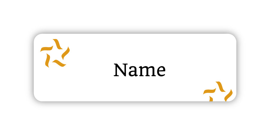 1" x 3" Name Badge - Quality Inn - Sable Hotel Supply